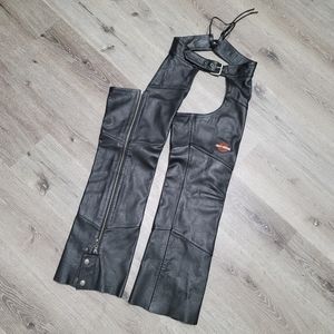 Harley Davidson patch logo leather chaps